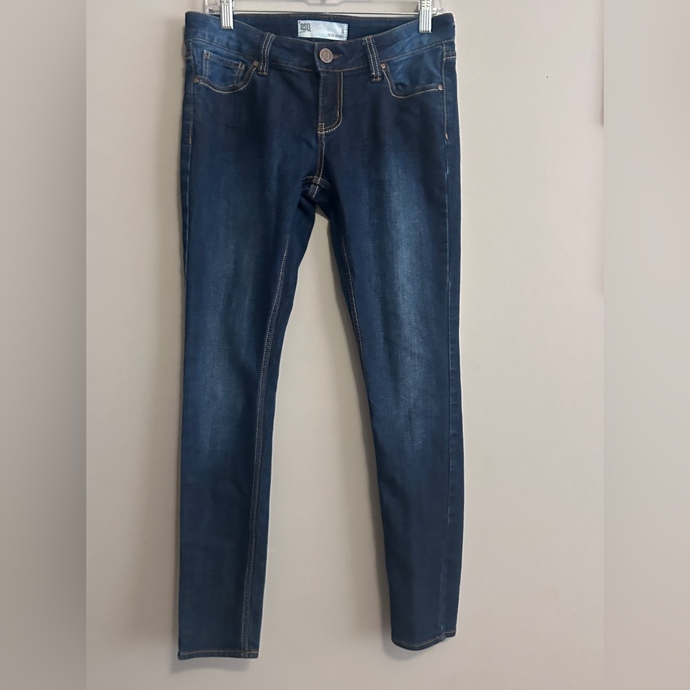RSQ  dark washed skinny jeans
